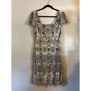 Pisarro Nights Beaded Cocktail Dress